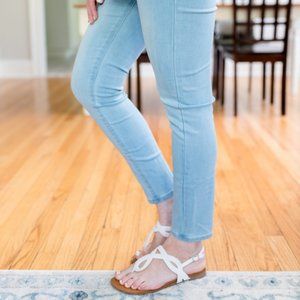 Light Wash Liverpool Mira Maternity Skinny Jeans